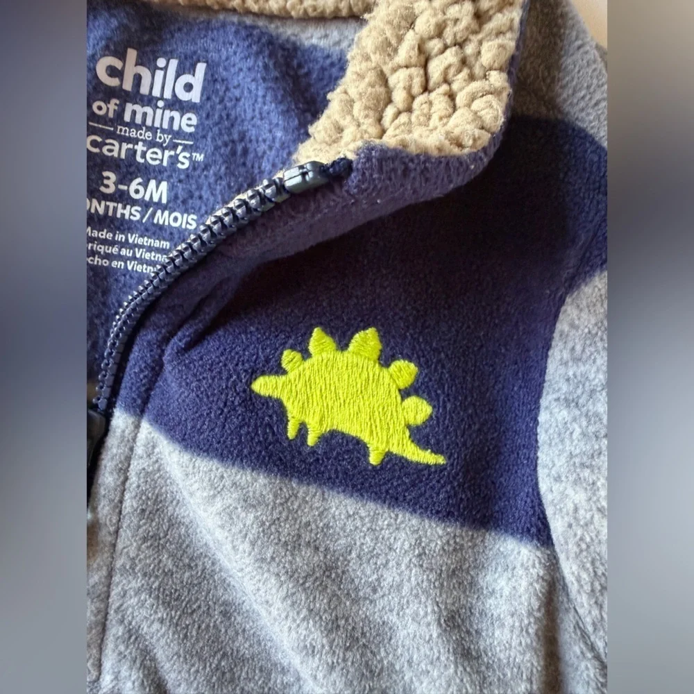 Child of Mine by Carter’s Quarter Zip Fleece Set